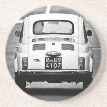 Vintager Untersetzer Fiats 500