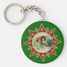 Vintager Weihnachtsengels-Schlüsselketten Schlüsselband
