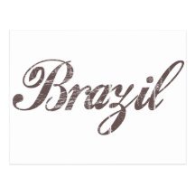 Vintages Brasilien Postkarte