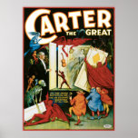 Vintages Carter das große, materalize die Toten? Posterdrucke