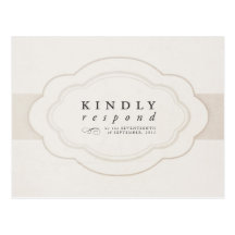 Vintages Charme-Creme-u. Elfenbein-Hochzeit UAWG Postkarte