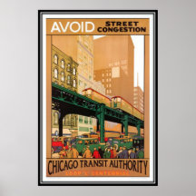 Vintages Chicago, USA - Plakatdruck
