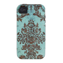 Vintages Damast-Muster iPhone 4 Cover
