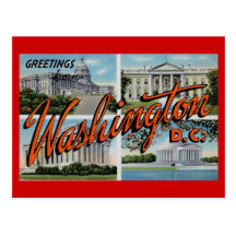 Vintages DC Postkarte