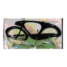 Vintages Fahrrad Foto Grußkarte