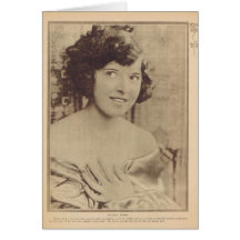 Vintages Filmporträt Colleen Moore Karten