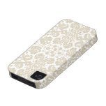 Vintages französisches Blumenkunst nouveau Muster Case-Mate iPhone 4 Hülle