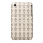 Vintages französisches Blumenkunst nouveau petit P iPhone 3 Cover