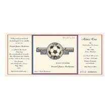Vintages Fußball-Feld überschreiten glaubte an Pap Personalisierte Ankündigungen
