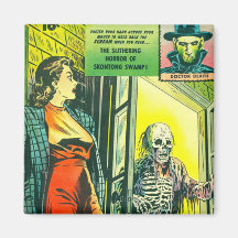 Vintages Halloween-Comic-Buch Magnete