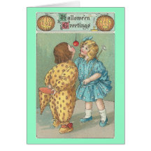 Vintages Halloween Grußkarte