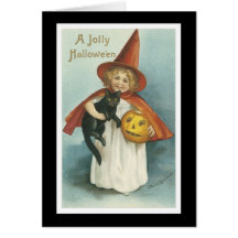 Vintages Halloween Grußkarten