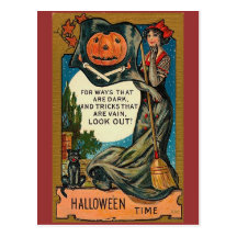 Vintages Halloween Postkarten