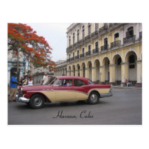 Vintages Havana Postkarte