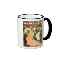 Vintages homosexuelles New- Yorktheater-Plakat Tee Tasse