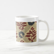 Vintages japanisches Blumengewebe 145 Tee Haferl