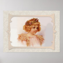 Vintages Kinderplakat-Set