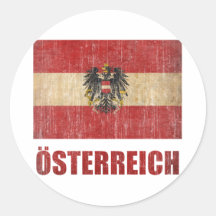 Vintages Österreich Aufkleber