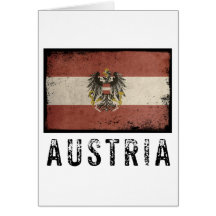 Vintages Österreich Grußkarten