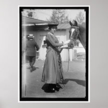 Vintages Pferdeshow-Foto 1916 Plakate
