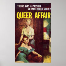 Vintages Plakat-quee Angelegenheit