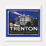 Vintages Plakat Trentons NJ Kühlschrankmagnet