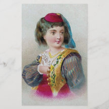 Vintages Porträt Bedruckte Flyer