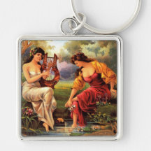 Vintages Radiana Keychain Schlüsselbänder