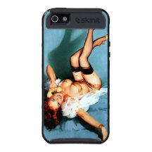 Vintages Retro Gil Elvgren TelefonPinupmädchen