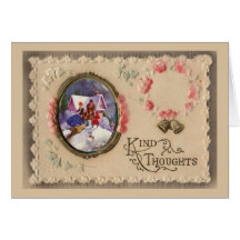 Vintages Weihnachten Grußkarte