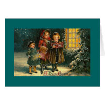 Vintages Weihnachten Grußkarten