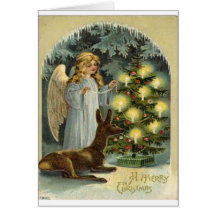Vintages Weihnachten Karte