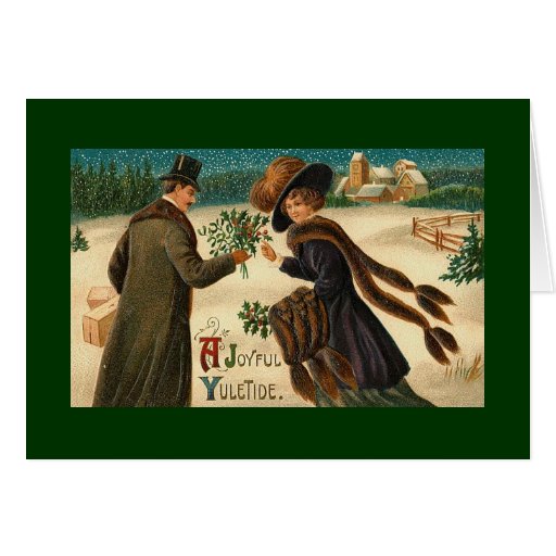 Vintages Weihnachten Karte