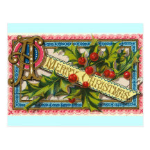 Vintages Weihnachten Postkarte