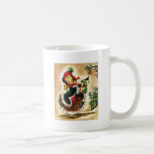 Vintages Weihnachtsmädchen Teehaferl