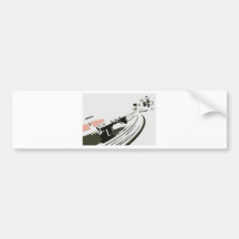 Vinyl Turntable Bumper Sticker