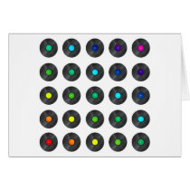 Vinylregenbogen - Rekordmusik-Turntable-Disc-Jocke karten