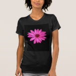 Violette lila rosa Lotos-Blumen-Damen-Petite T-Stü Shirt