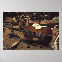 Violine Plakatdruck