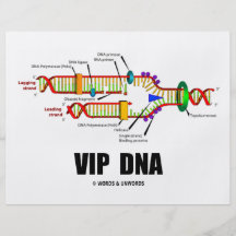 Vip-DNA (DNA-Reproduktions-Spaß) Bedruckte Flyer