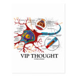 VIP gedacht (Neuron-/Synapse-Spaß) Postkarte