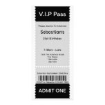 VIP verabschieden Party-Aufnahme-Karte Individuelle Ankündigskarten