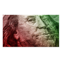 Visitenkarte 100 Dollarscheins (2)