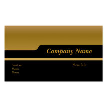 Visitenkarte-Firmenelegantes schwarzes Gold