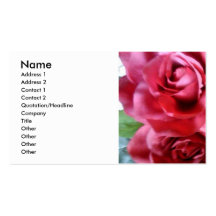 Visitenkarte--Rosen