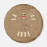 Vitruvian Affe-Magnet Kühlschrankmagnet