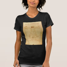 Vitruvian Mann durch Leonardo da Vinci Hemden