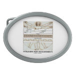 Vitruvian Mann-Maße (Leonardo da Vinci) Gürtelschnallen