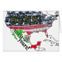 VIVA LA IHR! (MEXIKO) IST AMERIKA UNSERE! KARTE