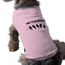 Vögel auf einem Draht - trauen Sie sich, unterschi Hundeshirt